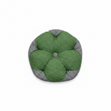 Green & Houndstooth Cushion - 40cm