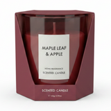 Home Fragrance Scented Candle in Glass Cup | Luxury Aromatherapy Candle | 8×7cm | Amber & Ginger Lily / Pear & Freesia / Clean Cotton / Maple Leaf & Apple