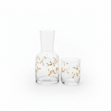 Velvet Glass Water Carafe with Tumbler — 750ml