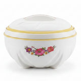 Livon Insulated Hotpot White & Yellow Floral Design 1000ml