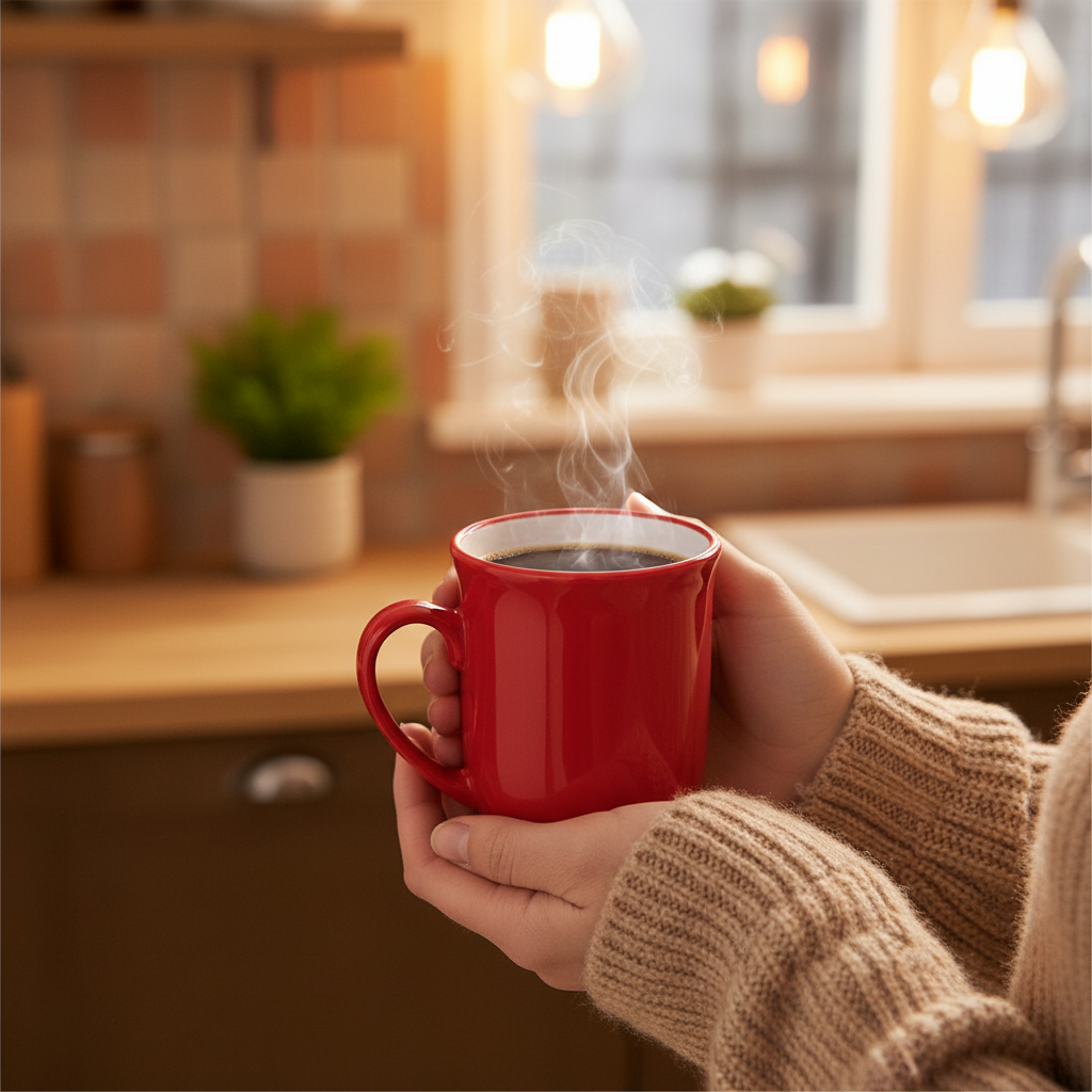 Kitchenmark Red Melamine Mug - 250ml