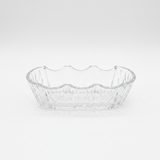Glass Crystal Cutlery Holder - 24×8 cm