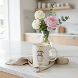 White Ceramic Coffee Mug –  350ml