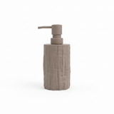 Taupe Brown Plastic Liquid Soap Dispenser - 400ml