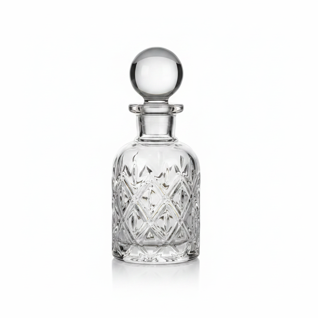 Mayflower Crystal Cut Glass Perfume Bottle — 200ml