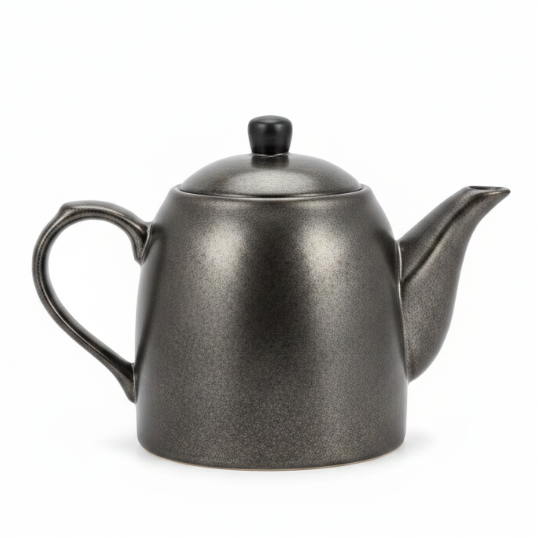 Porcelain Grey Coffee Pot 700ml | Premium Ceramic Teapot for Home, Café & Gifting