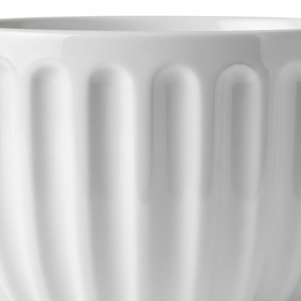 White Ceramic Bowl - 6 Inch