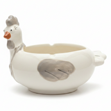 White Ceramic Duck Ashtray — Charming Home Décor Piece | 12cm