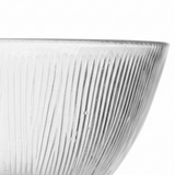 Noritazeh Ribbed Glass Salad Bowl - 16×8 cm