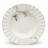 Angela Off-White Ceramic Plate with Bird Design | 22cm