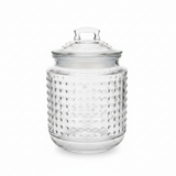 Clear Glass Jar with Lid - 10×8cm / 15×10cm / 20×10cm
