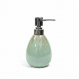 Mint Green Ceramic & Plastic Liquid Soap Dispenser –  400ml