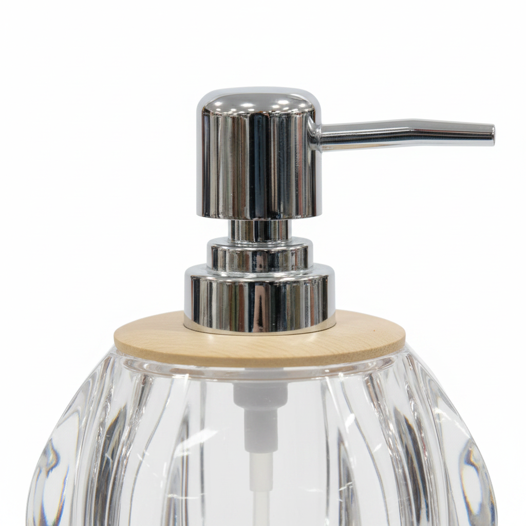 Shengya Crystal-Clear Acrylic Soap Dispenser - 180ml