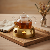 Gold Metal Tea Warmer – 13cm