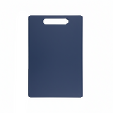 KitchenMark PE Plastic Cutting Board – 34 x 23 x 1.9cm - Navy Blue / Teal Green / Pink