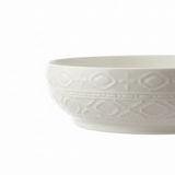 White Ceramic Serving Bowl - 22cm