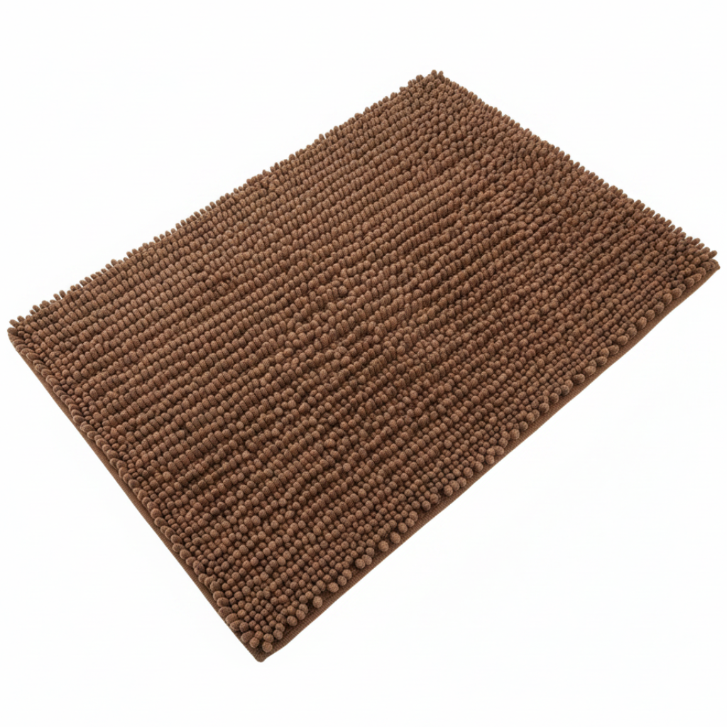 Soft Chenille Non-Slip Backing Bath Mat - 80 x 110 cm