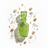Tinted Crystal Glass Perfume Bottle - 500ml - Olive Green / Blue
