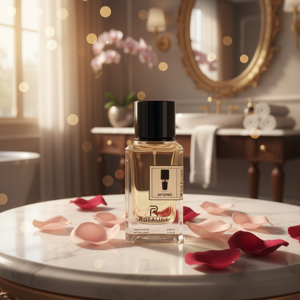 Rosaline Afgino Eau de Parfum 100ml | Luxury Unisex Fragrance with Saffron, Oud & Amber | Long-Lasting Natural Spray | Inspired Version |