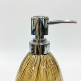 Amber Gold Ceramic & Plastic Liquid Soap Dispenser –  400ml