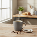 Royalford Ceramic Mug 350ml – Grey / Off White