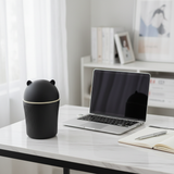 Apex Matte Black & Cream Bear Ear Mini Table Bin - 20×12cm