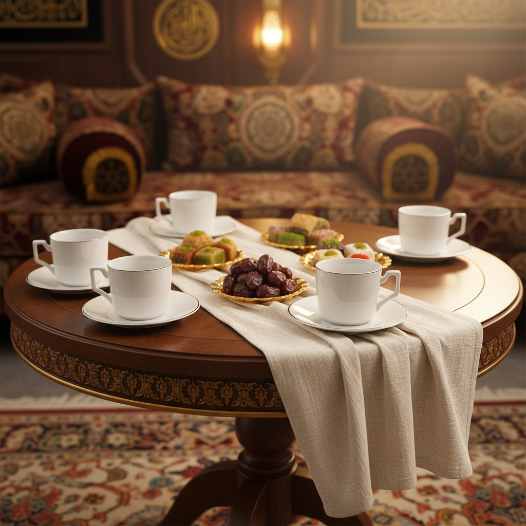 2PCS Ceramic Cup & Saucer Set – 6 Cups & 6 Saucers | Classic White