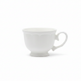 Classic White Ceramic Tea Cup - 180ml