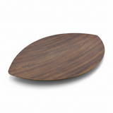 Evelin Large Leaf Serving Tray – 55×33 cm – Wood-Effect Polystyrene