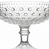 Crystal Glass Footed Candy Tray - 12×15 cm