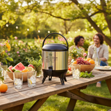 HB Stainless Steel Insulated Water Jug 6L – Hot & Cold Beverage Dispenser