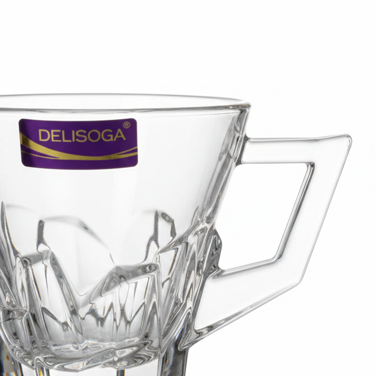 Delisoga Crystal Glass Tea Cup – 155ml