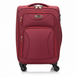 حقيبة ترولي سوفت شيل من البوليستر من أبراج – مقاس المقصورة | 4 عجلات دوارة | 20 بوصة |
