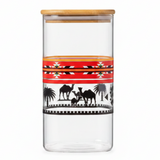 Yuniverse Rectangle Glass Jar with Bamboo Lid | 950ml,1200ml |