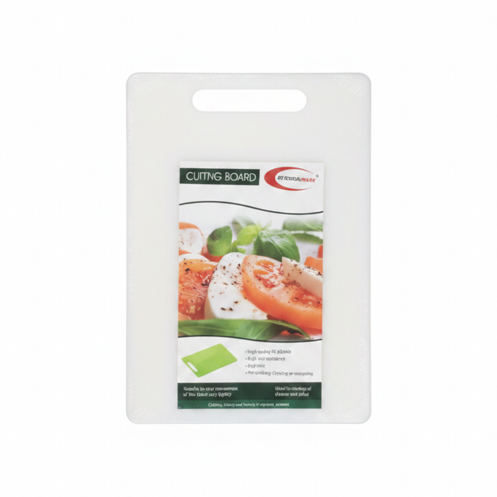 KitchenMark White  PE Plastic Cutting Board - 34 × 23 × 1.9 cm