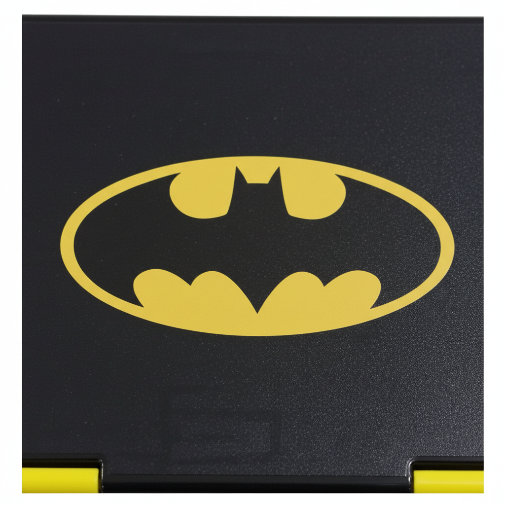 Black Batman Plastic Lunch Box - 710ml