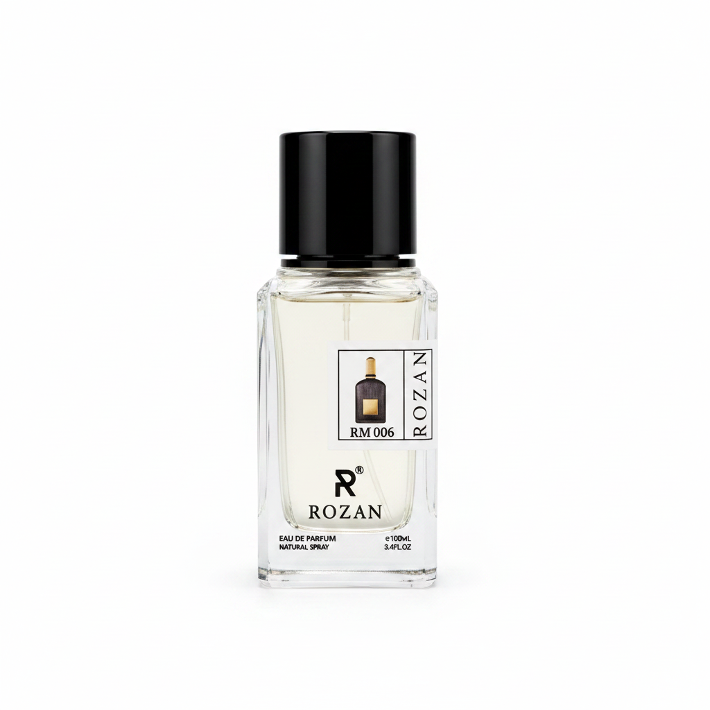 Rozan RM 006 Eau de Parfum 100ml – Unisex Luxury Fragrance | Black Orchid, Truffle & Dark Chocolate | Natural Spray | Inspired Version |
