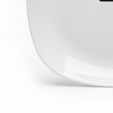 Wilmax Square White Porcelain Dinner Plate - 12 Inch