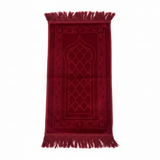 Red Velvet Prayer Mat – 65×35cm
