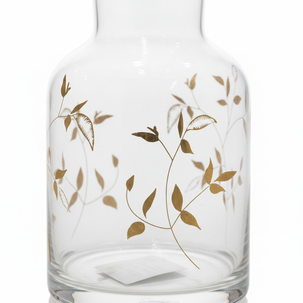 Velvet Glass Water Carafe with Tumbler — 750ml