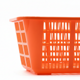 Dynasty Plastic Kitchen Storage Tray – 50 × 40 × 18 cm - Orange / Pink / Blue / Green