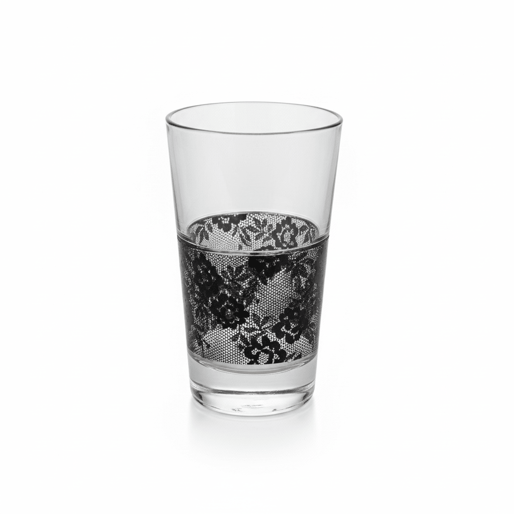 Immanuel Clear Acrylic Tumbler with Black Lace Floral Design | 328ml | Elegant Drinkware - Al Kabayel Discount CentreImmanuel Clear Acrylic Tumbler with Black Lace Floral Design | 328ml | Elegant DrinkwareTumblersIMMANUELAl Kabayel Discount Centre