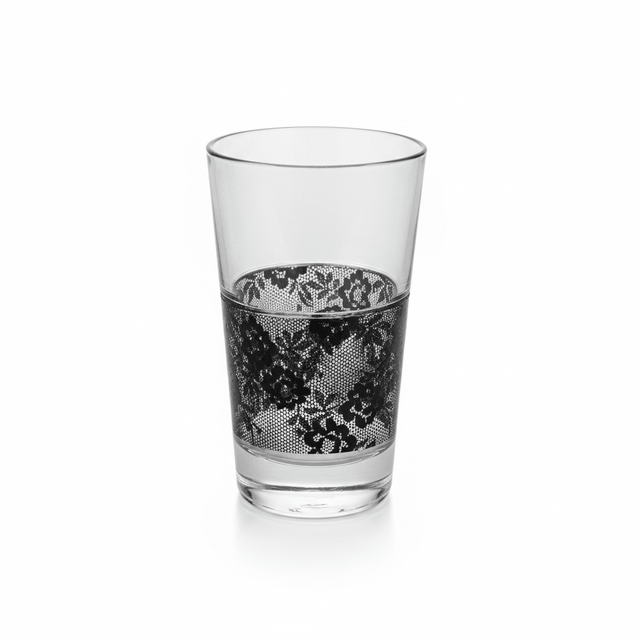 Immanuel Clear Acrylic Tumbler with Black Lace Floral Design | 328ml | Elegant Drinkware - Al Kabayel Discount CentreImmanuel Clear Acrylic Tumbler with Black Lace Floral Design | 328ml | Elegant DrinkwareTumblersIMMANUELAl Kabayel Discount Centre