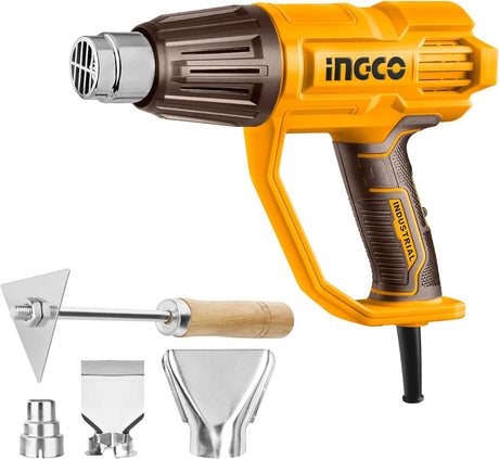 Ingco 2000W Heat Gun for Paint Stripping & Crafting, Dual Temperature Settings, HG200078 - Al Kabayel Discount CentreIngco 2000W Heat Gun for Paint Stripping & Crafting, Dual Temperature Settings, HG200078ToolsINGCOAl Kabayel Discount Centre