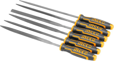 INGCO 6pcs File Set 140mm Long, 3mm Dia - Al Kabayel Discount CentreINGCO 6pcs File Set 140mm Long, 3mm DiaHand ToolsINGCOAl Kabayel Discount Centre