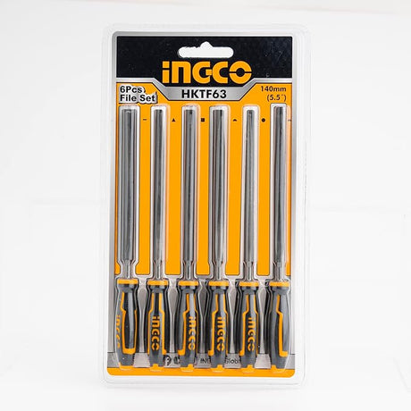 INGCO 6pcs File Set 140mm Long, 3mm Dia - Al Kabayel Discount CentreINGCO 6pcs File Set 140mm Long, 3mm DiaHand ToolsINGCOAl Kabayel Discount Centre