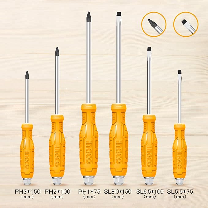 INGCO 6pcs Go - Through Screwdriver Set - Al Kabayel Discount CentreINGCO 6pcs Go - Through Screwdriver SetHand ToolsINGCOAl Kabayel Discount Centre