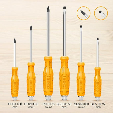 INGCO 6pcs Go - Through Screwdriver Set - Al Kabayel Discount CentreINGCO 6pcs Go - Through Screwdriver SetHand ToolsINGCOAl Kabayel Discount Centre