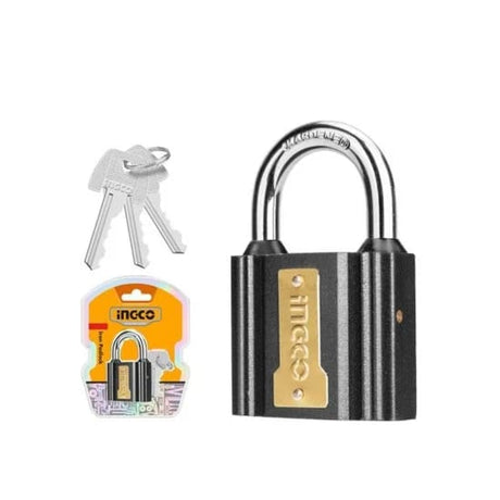 Ingco Iron Padlock 63mm, Durable Rust - Resistant Lock for Indoor & Outdoor Use - Al Kabayel Discount CentreIngco Iron Padlock 63mm, Durable Rust - Resistant Lock for Indoor & Outdoor UseToolsINGCOAl Kabayel Discount Centre
