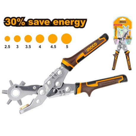 INGCO Leather Hole Punch(2.5mm, 3mm, 3.5mm, 4mm, 4.5mm, 5mm) - Al Kabayel Discount CentreINGCO Leather Hole Punch(2.5mm, 3mm, 3.5mm, 4mm, 4.5mm, 5mm)Hand ToolsINGCOAl Kabayel Discount Centre